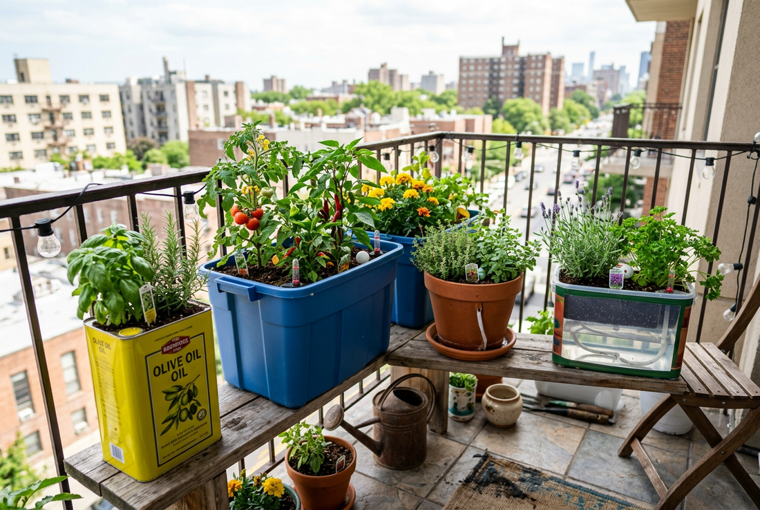DIY Self-Watering Planters for Busy Urban Gardeners