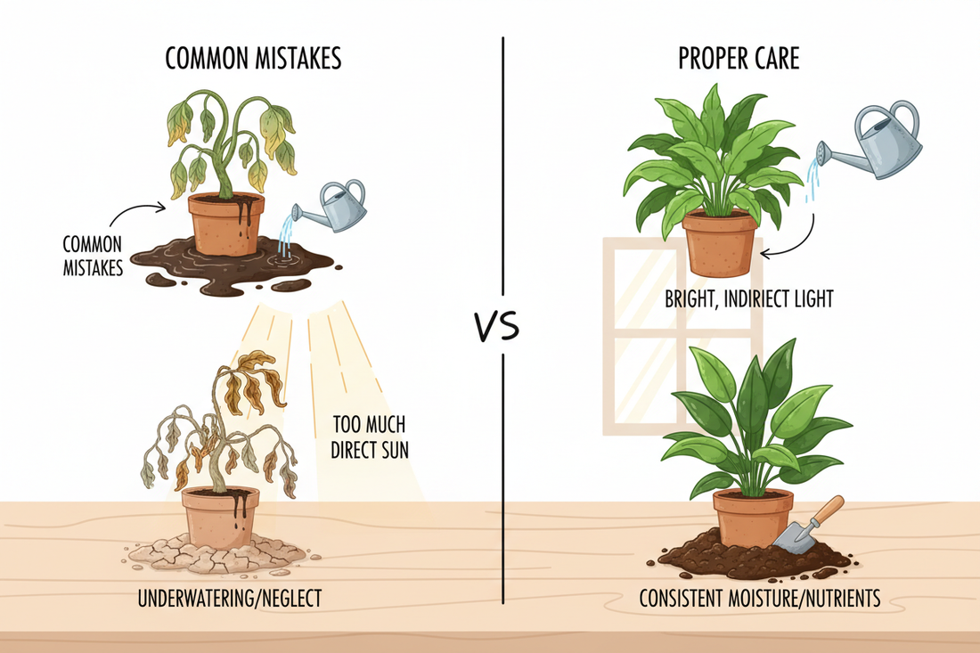 Simple Plant Care Mistakes Most New Gardeners Make