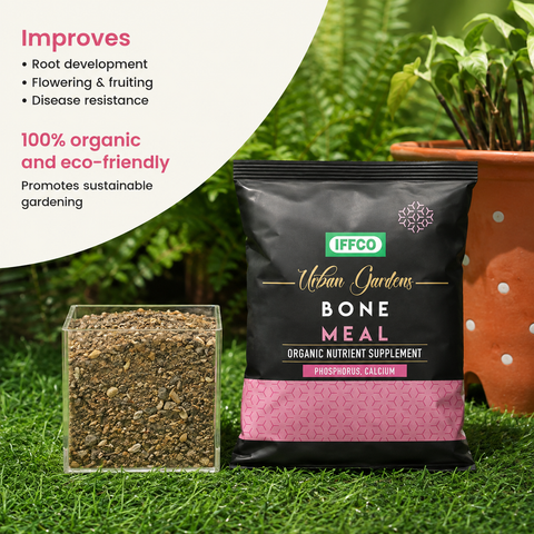 Bone Meal - Organic Phosphorus + Calcium Fertilizer, Slow Release Powder