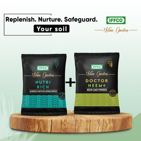 Soil Replenishment Combo - Vermicompost + Neem Cake Powder