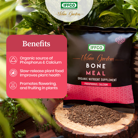 Bone Meal - Organic Phosphorus + Calcium Fertilizer, Slow Release Powder