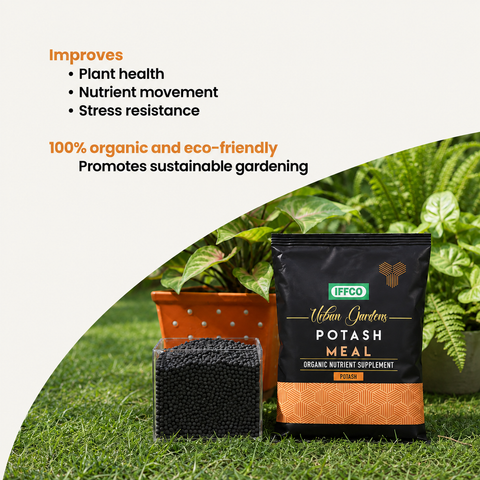 Potash Meal - Bio Potash Fertilizer, Slow Release Granules.