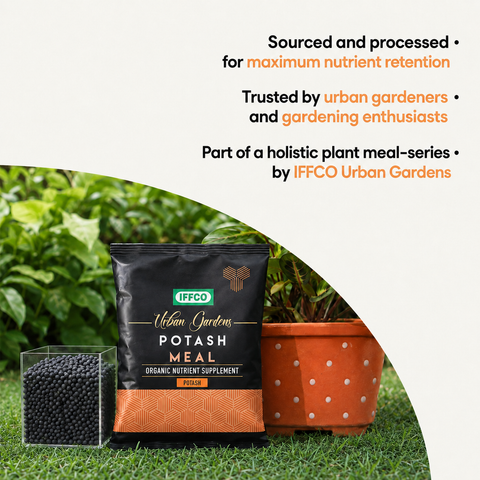 Potash Meal - Bio Potash Fertilizer, Slow Release Granules.