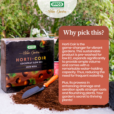 Horti Coir - Coco Peat Grow Media (Low EC)