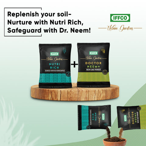 Soil Replenishment Combo - Vermicompost + Neem Cake Powder