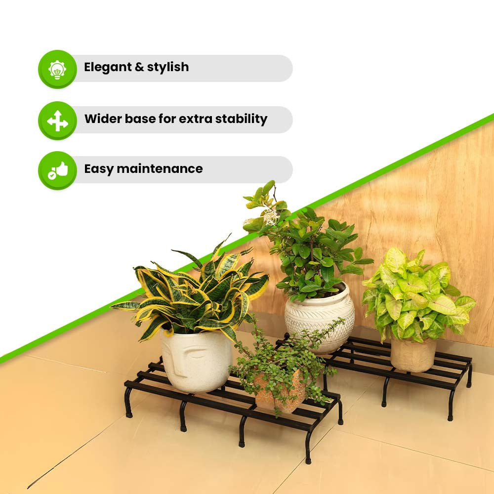 rectangular indoor planter with stand Shop Rectangular Planter Stand 24 Inches