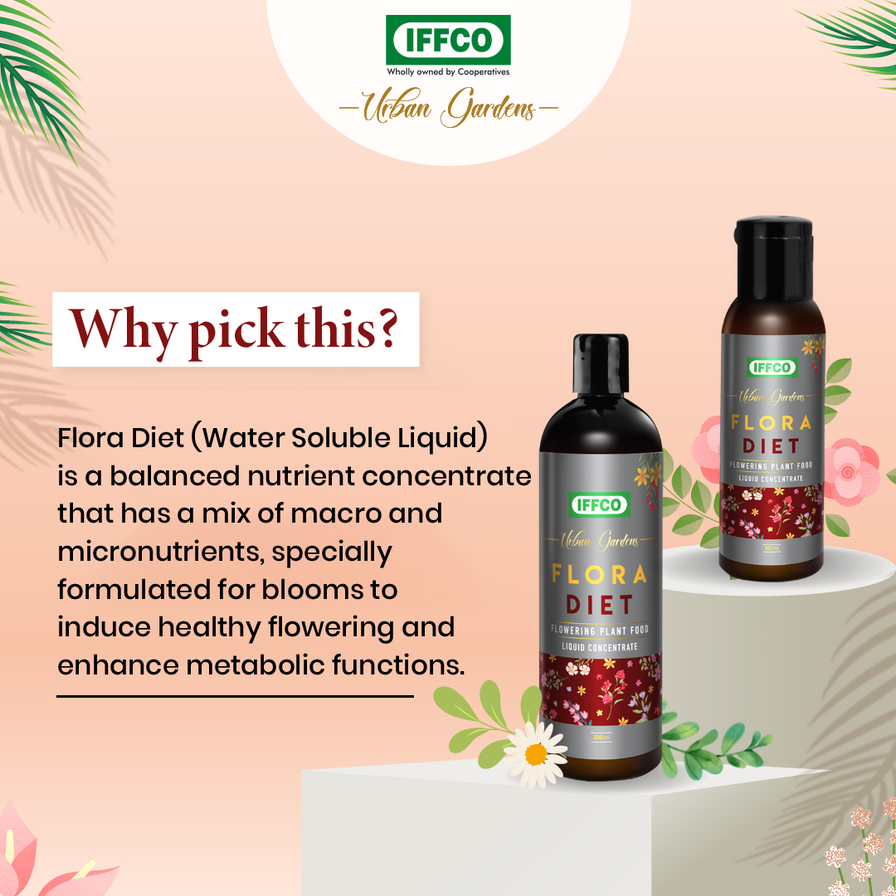 Flora Diet – Flowering Plant Food, Water Soluble Liquid