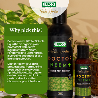 Doctor Neem+ - Neem Oil, Pongamia, Lemongrass, Water Soluble