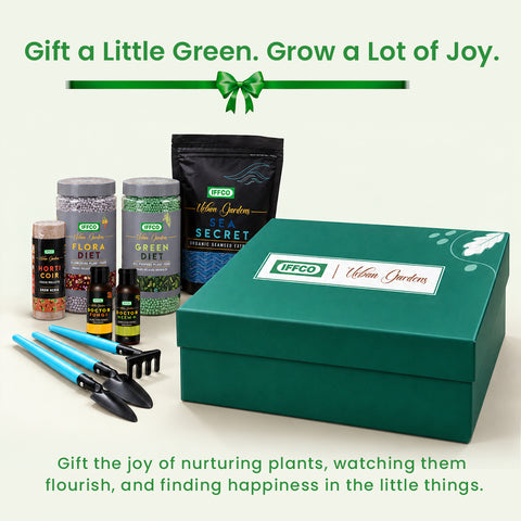 IFFCO Urban Gardens Gift Box – 7 Piece Plant Care Hamper