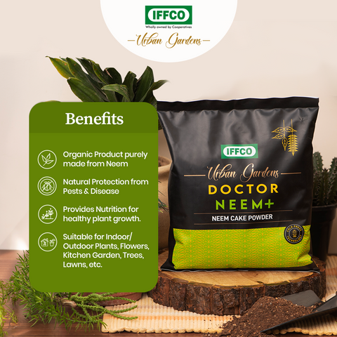 Doctor Neem+ Cake Powder / Neem Khali  (Cold Press Extraction)