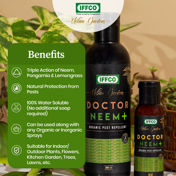 Doctor Neem+ - Neem Oil, Pongamia, Lemongrass, Water Soluble
