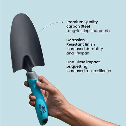 Trowel, with Soft Rubber Handle