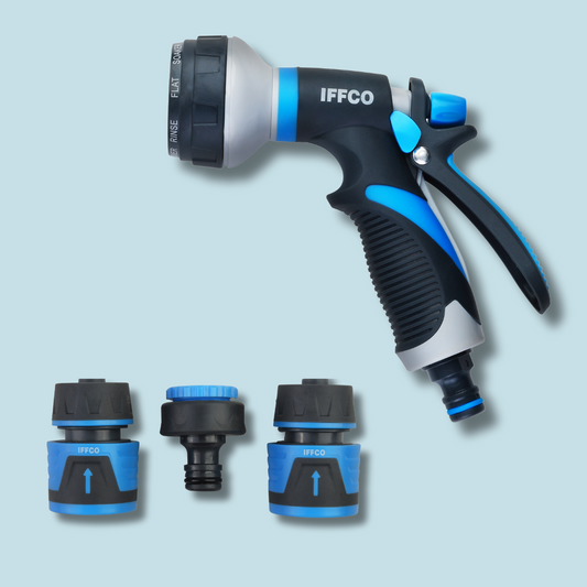 Hose Nozzle & Hose Connectors Combo