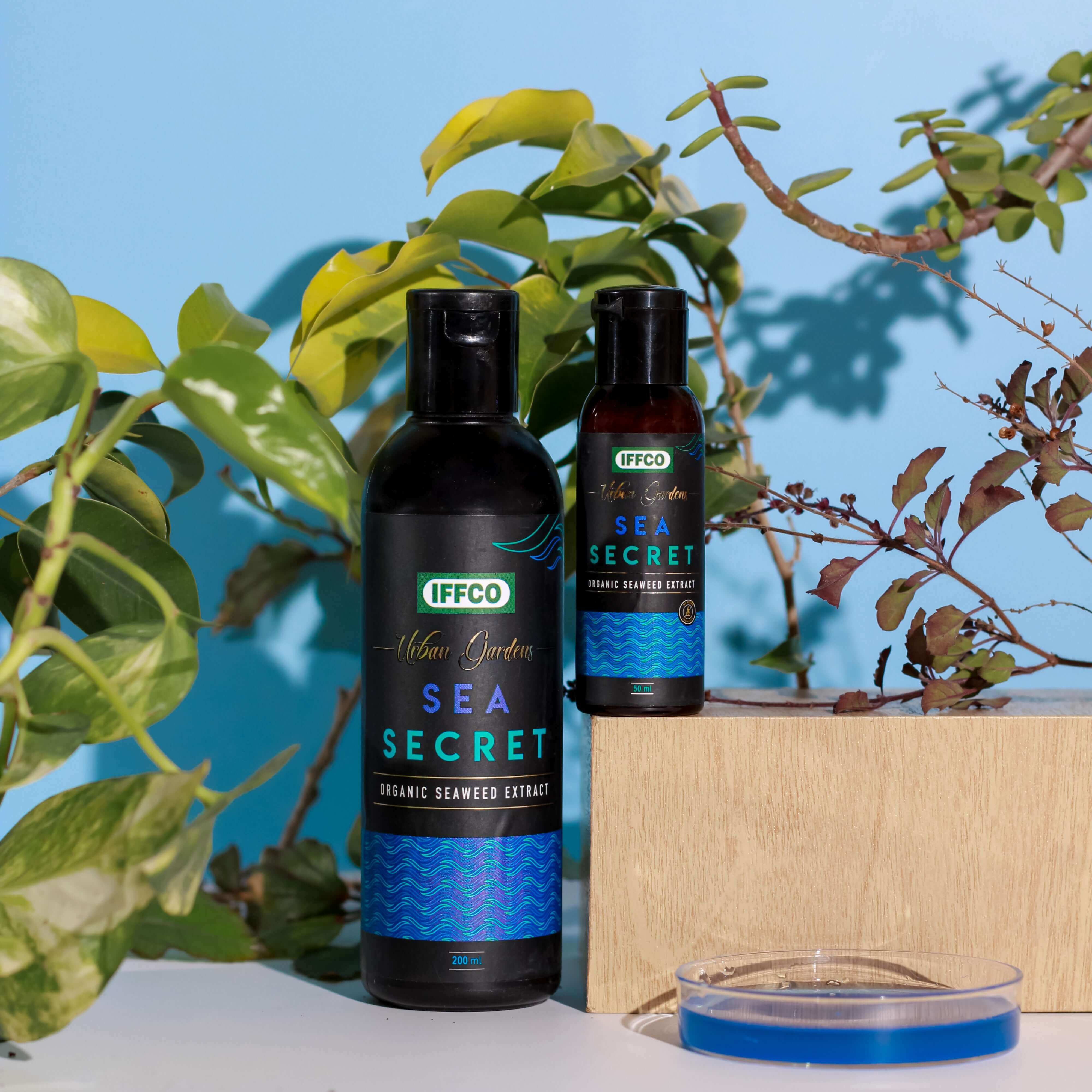 Sea Secret - Organic Seaweed Extract,Plant Growth Hormones, Water Soluble Liquid